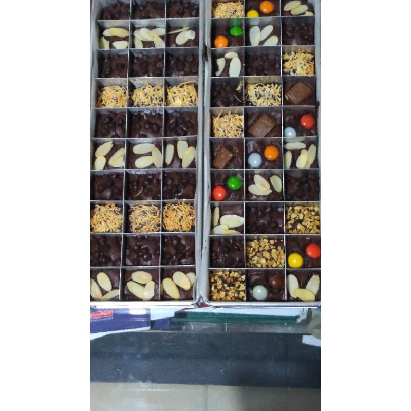 

Fudgy Brownies Coklat Sekat