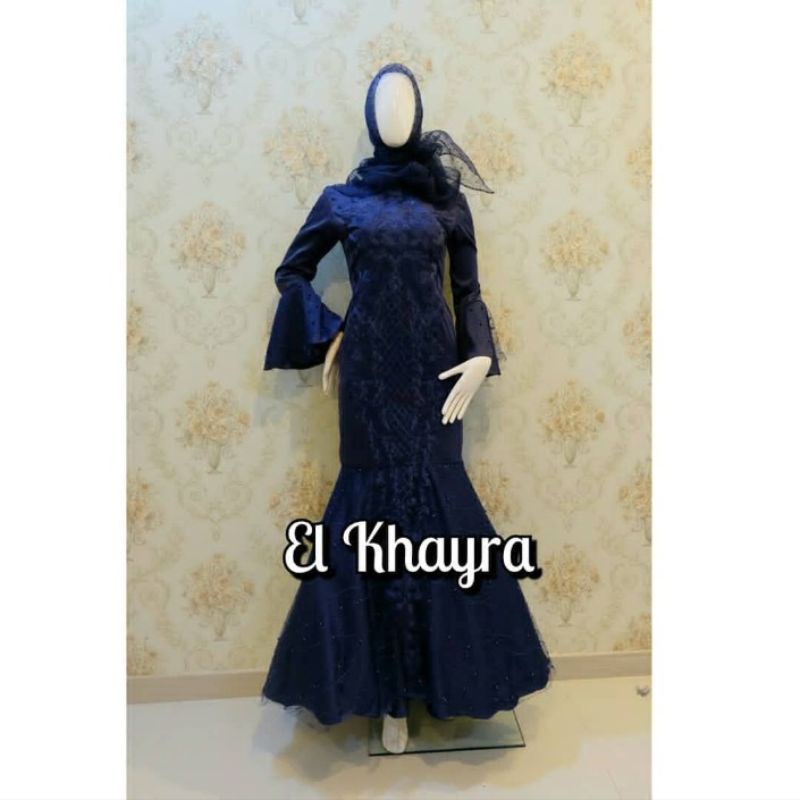 AKSHARA KASHMIR FAMILY SERIES Gaun/Gamis Wedding Muslimah Syari Brukat Pesta Kebaya Wisuda