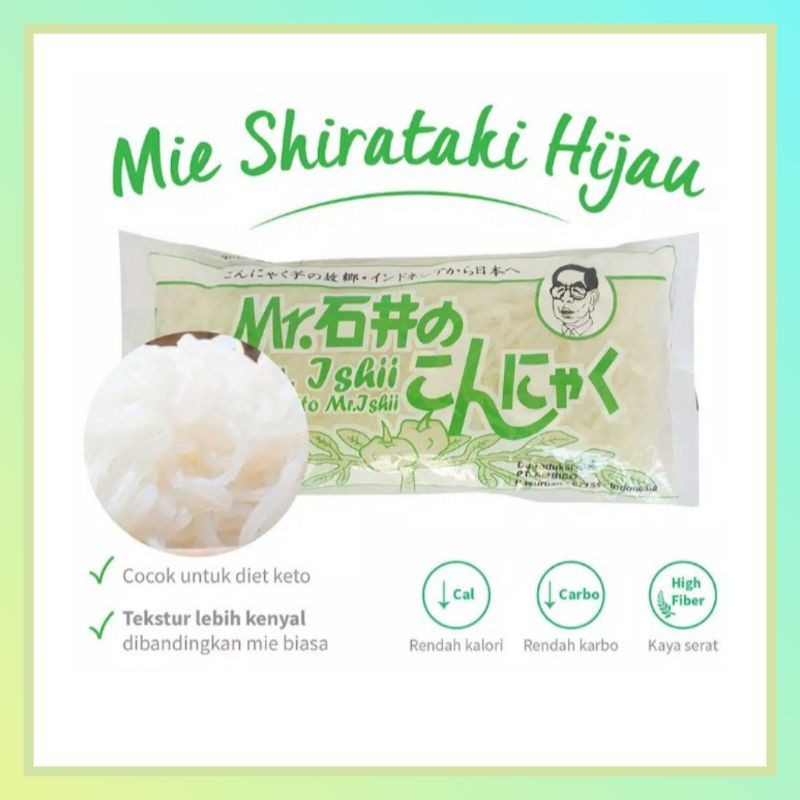 

Mie Low Karbo Mr Ishii Shirataki 200 gram