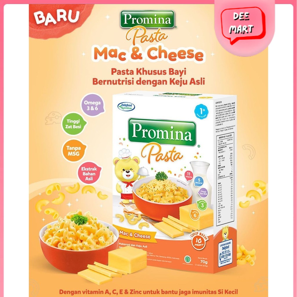 

Promina Pasta Mac & Cheese 70gr 1thn+