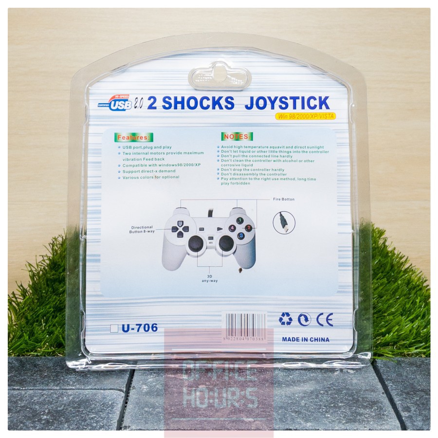 Stick Game Pad - Single Controller USB PC Gaming Console - Joystick