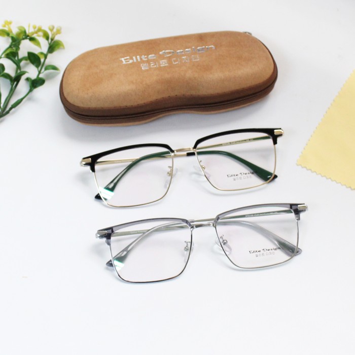 Frame Kacamata Pria Wanita Kacamata Korea Elite Design H70156