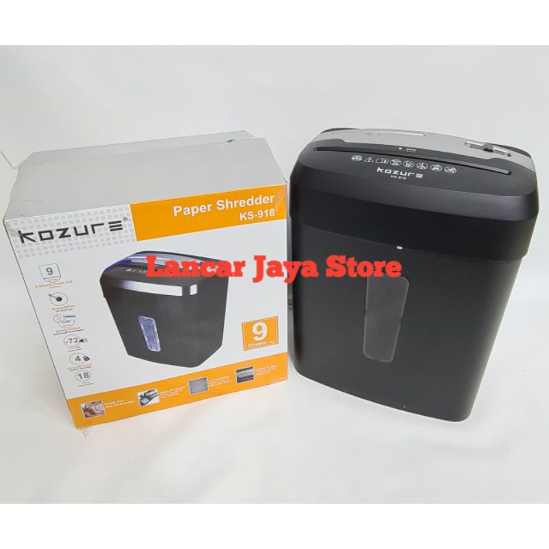 Kozure Paper Shredder KS918 / Penghancur Kertas Kozure KS-918