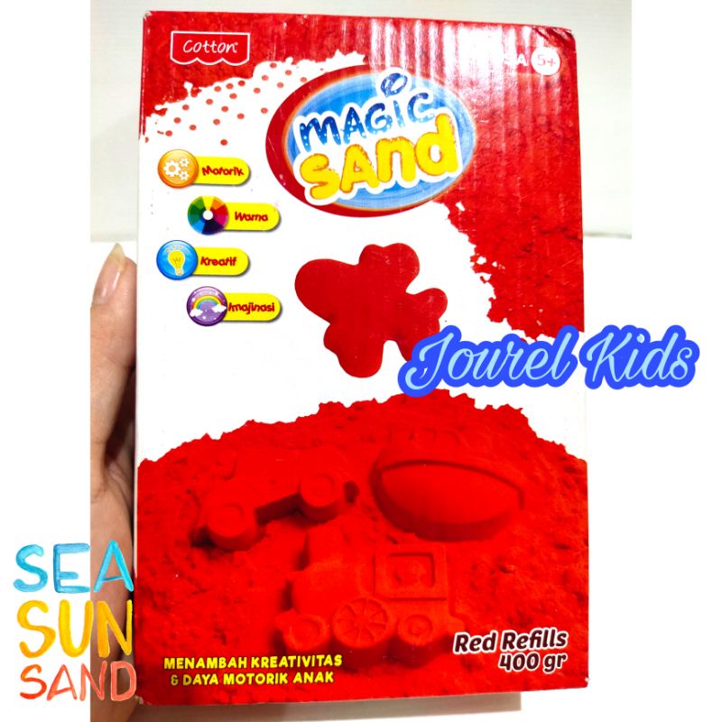 MAINAN EDUKASI PASIR KINETIK REFIL PASIR KINETIK