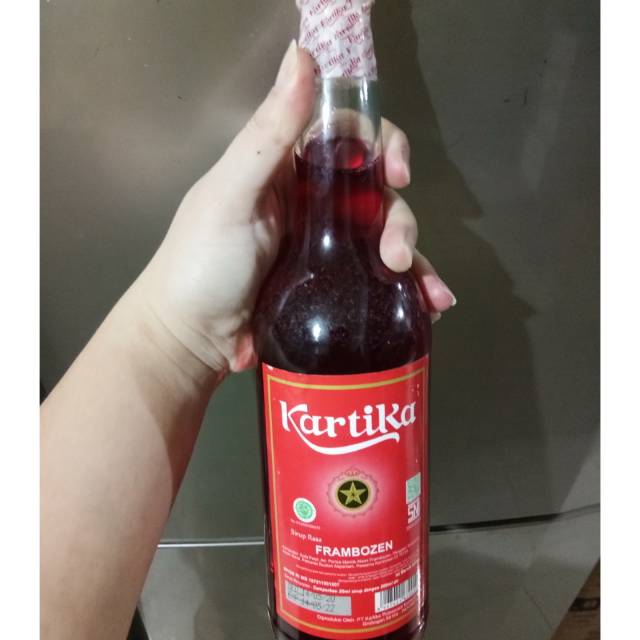 

Sirup kartika frambozen botol kaca 620 ml