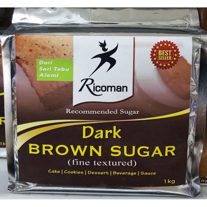 

Ricoman Dark Brown Sugar 1kg
