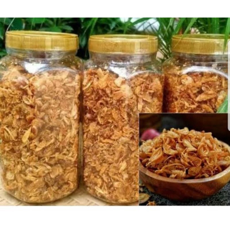 

brambang goreng toples besar