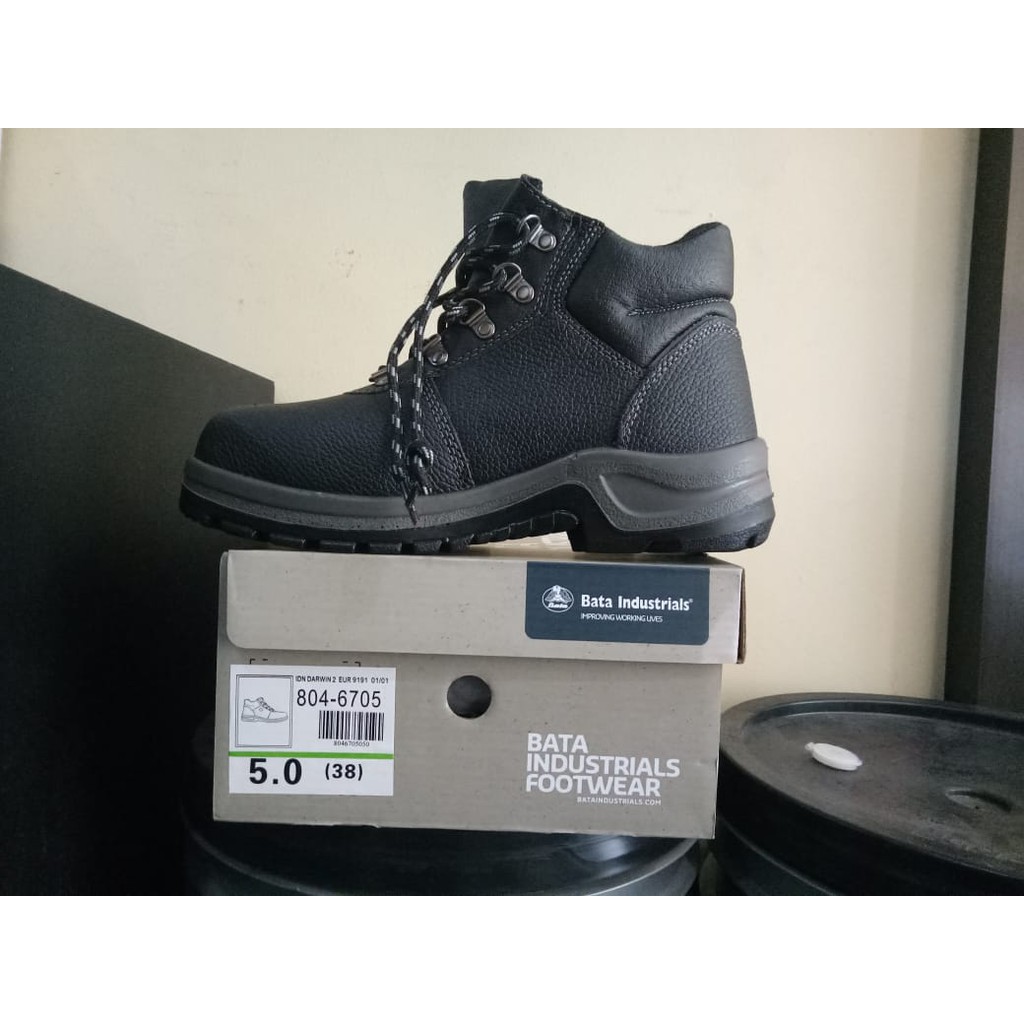 Sepatu Kerja Safety BATA Industrial DARWIN Black Original