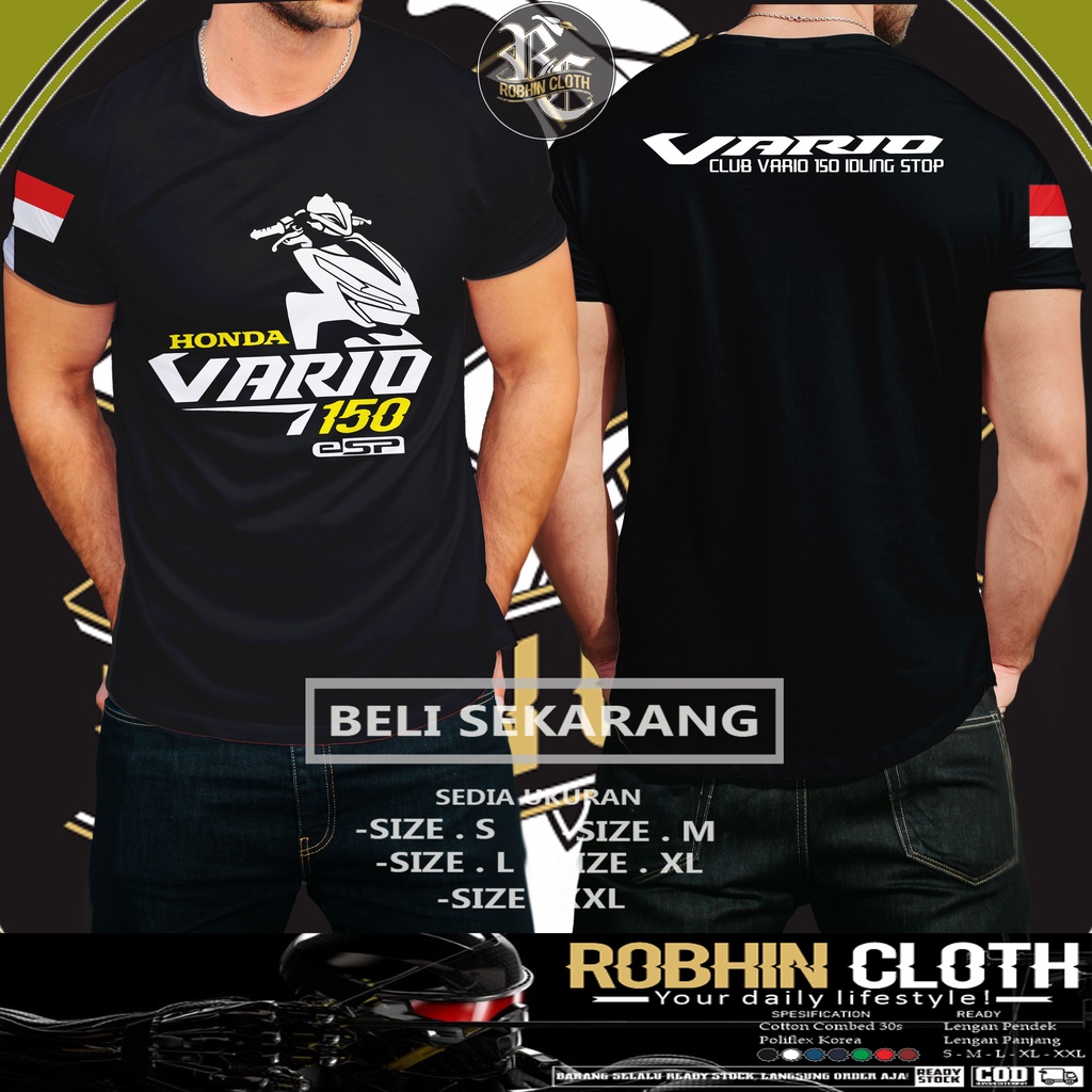 Kaos Motor New Honda Vario 150 ESP DB Baju Otomotif