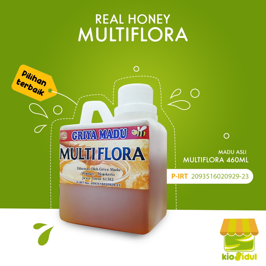 

Madu Asli / Madu Murni Madu Multiflora 460 ml