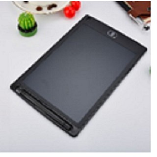 LCD Writing Writting Drawing Tablet Pad Papan Belajar Tulis Gambar Coret Hapus Mainan Edukasi Anak-hitam