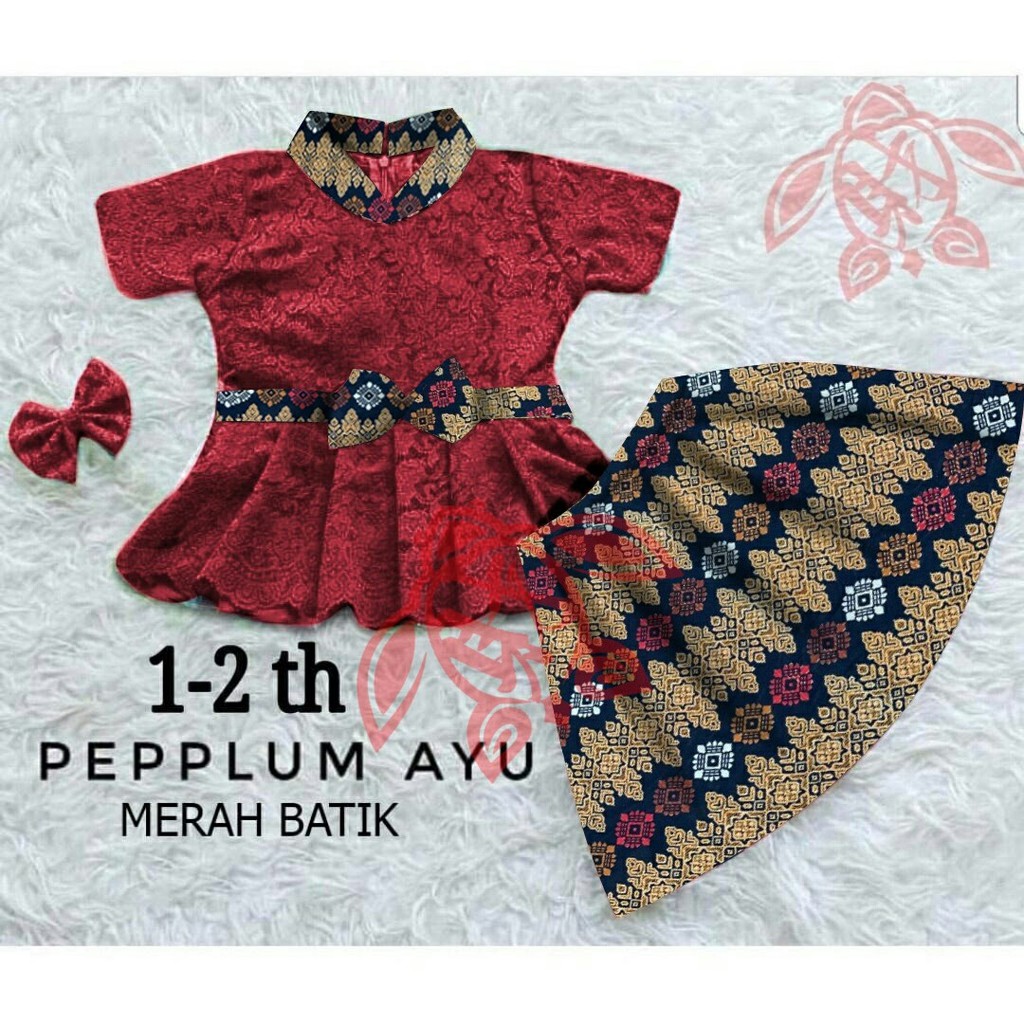 ST KID PEPLUM BINTANG 4Warna