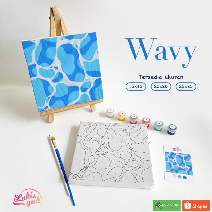 

Wavy - Paint by Numbers Kit - by LukisYuk