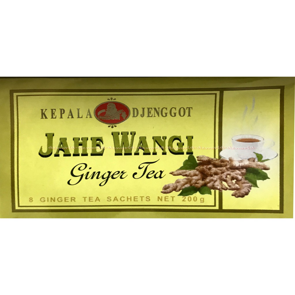 Kepala Djenggot 200gr Jahe Wangi Gingger Tea Teh Jahe Sachet Instan