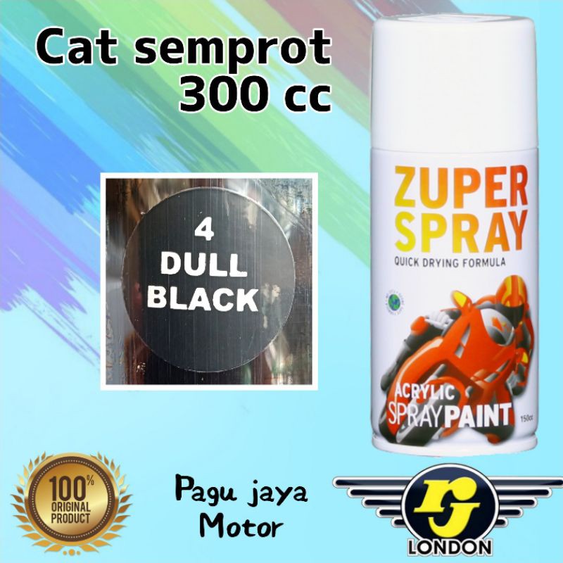 300cc Pilok pylok pylox rj besar warna dull black flat hitam dof dop