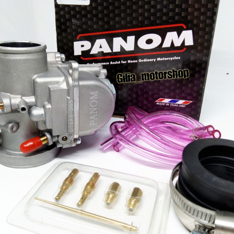 Karburator Carburator Panom PWK 28 Silver Series Plus Intex &amp; pilot Karbu Panom PWK 28