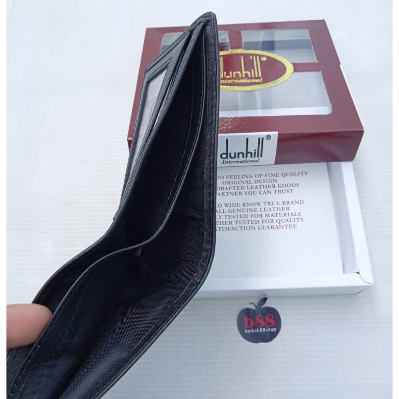 Dompet Pria Mini DHL Kulit Asli Tanpa Resleting