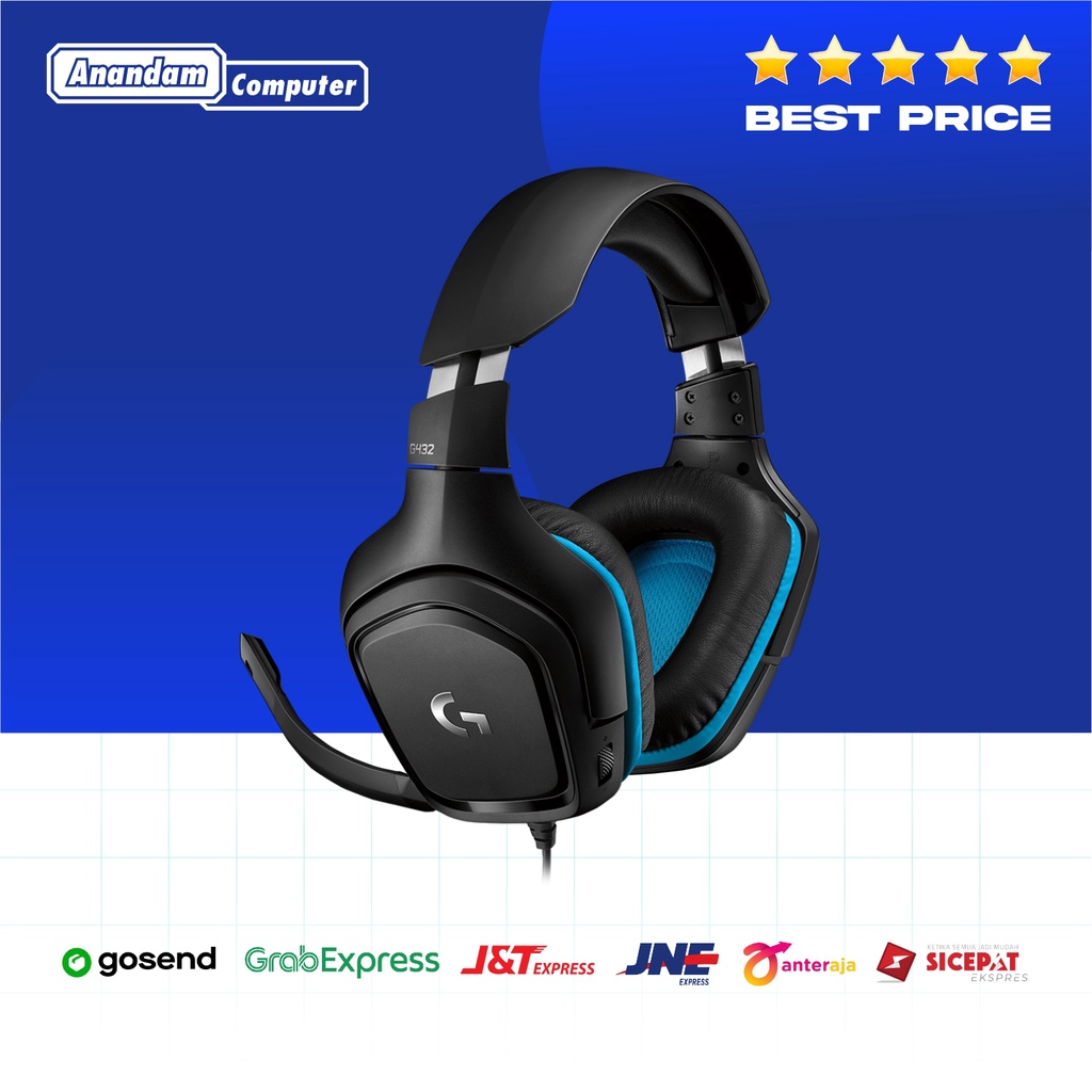 Logitech G431 7.1 Headset Gaming Surround Sound