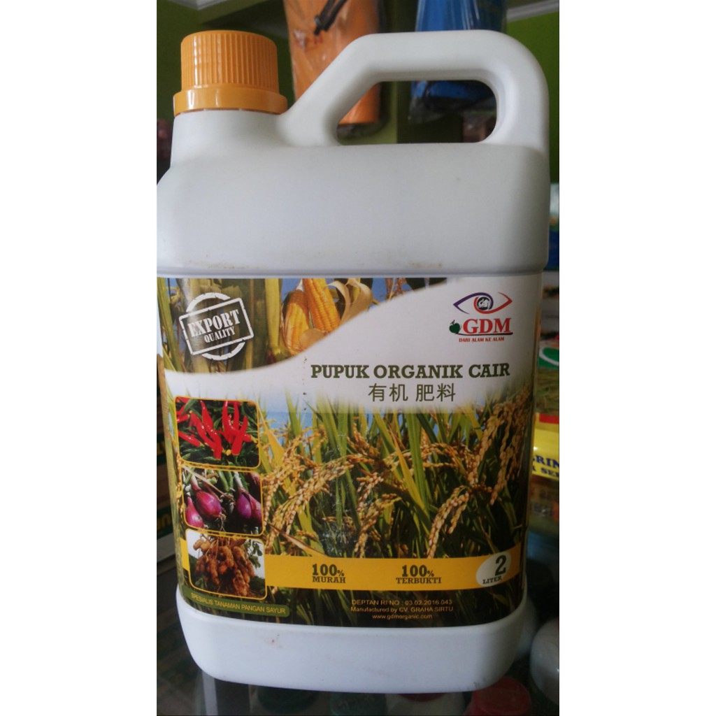GDM PUPUK ORGANIK CAIR UNTUK TANAMAN PADI 2 L