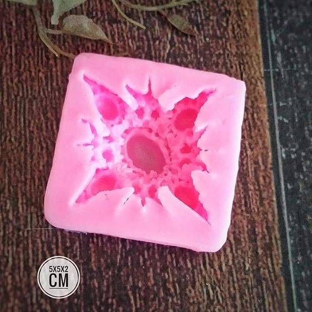 Cetakan Silikon/Silicone Mold/Cetakan Coklat motif Medalion