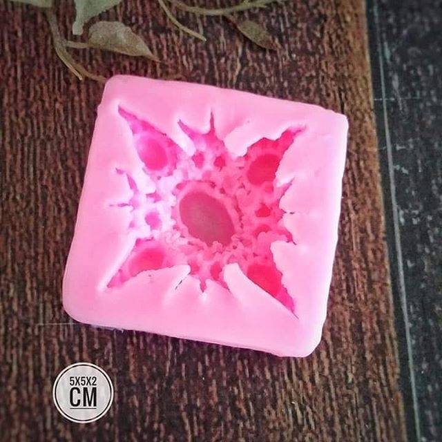 Cetakan Silikon/Silicone Mold/Cetakan Coklat motif Medalion