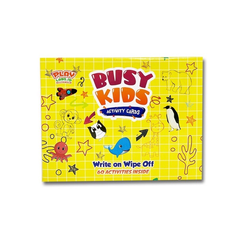 PLAYLABS BUSY KIDS ACTIVITY CARDS - MAINAN EDUKASI