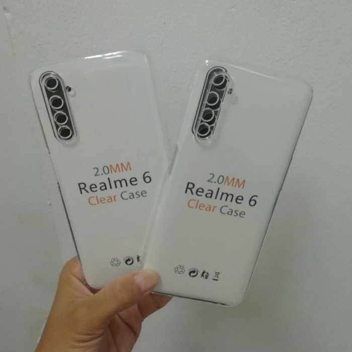 0RI Softcase Clear Case Sillikon Kondom Case Bening Casing Realme 6