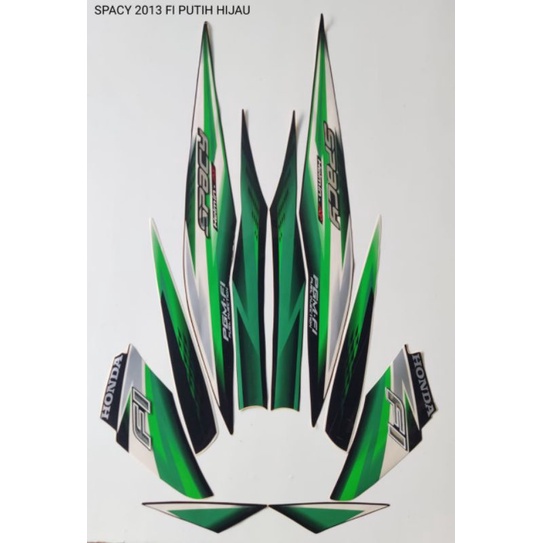 STRIPING SPACY 2012 FI HIJAU