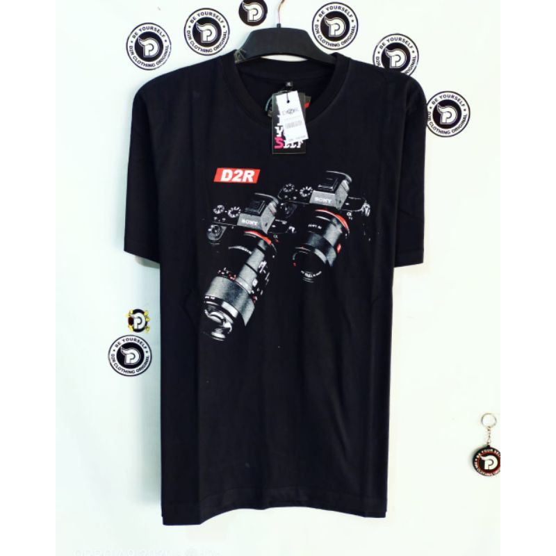 kaos distro original d2r motif kamera Canon