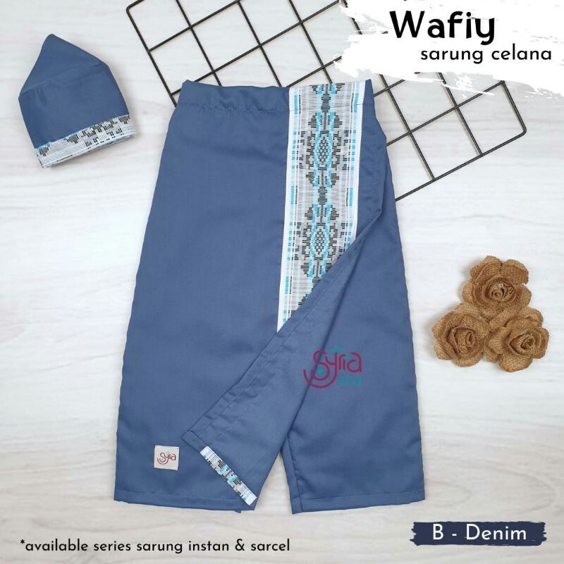 SARCEL ANAK / SARUNG CELANA ANAK / SARUNG INSTAN ANAK / SET SARCEL DAN PECI / SARCEL WAFIY BY VELIZA