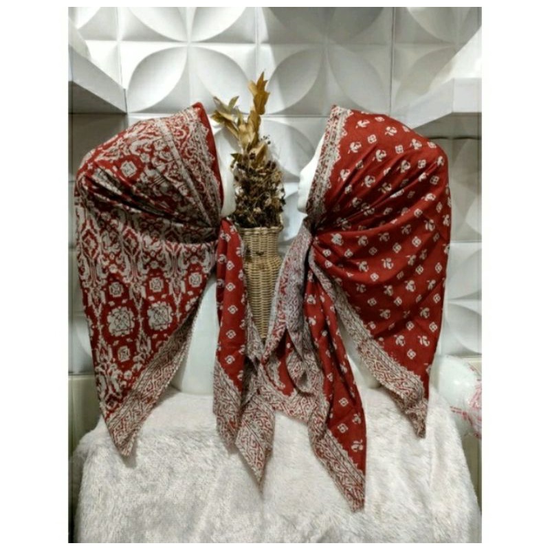 Hijab Motif Songket baru / Hijab Voal reseller