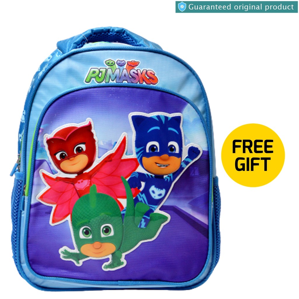 Tas Ranse Anak Sekolah Laki Laki SD Karakter PJ Masks Blue PM-XB9306 Original - 14 Inch