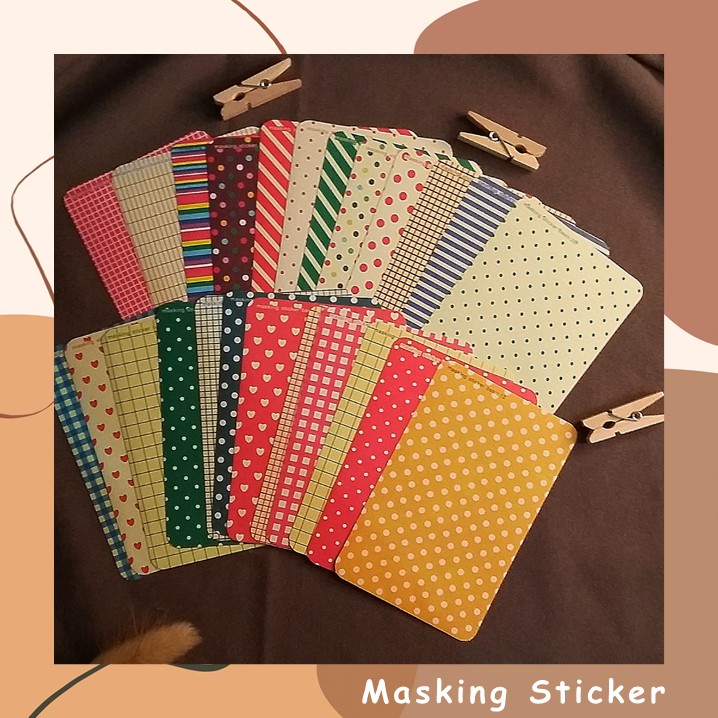 

Washi Paper Mini DIY Craft/Scrapbook Paper/Kertas Scrapbook Mini