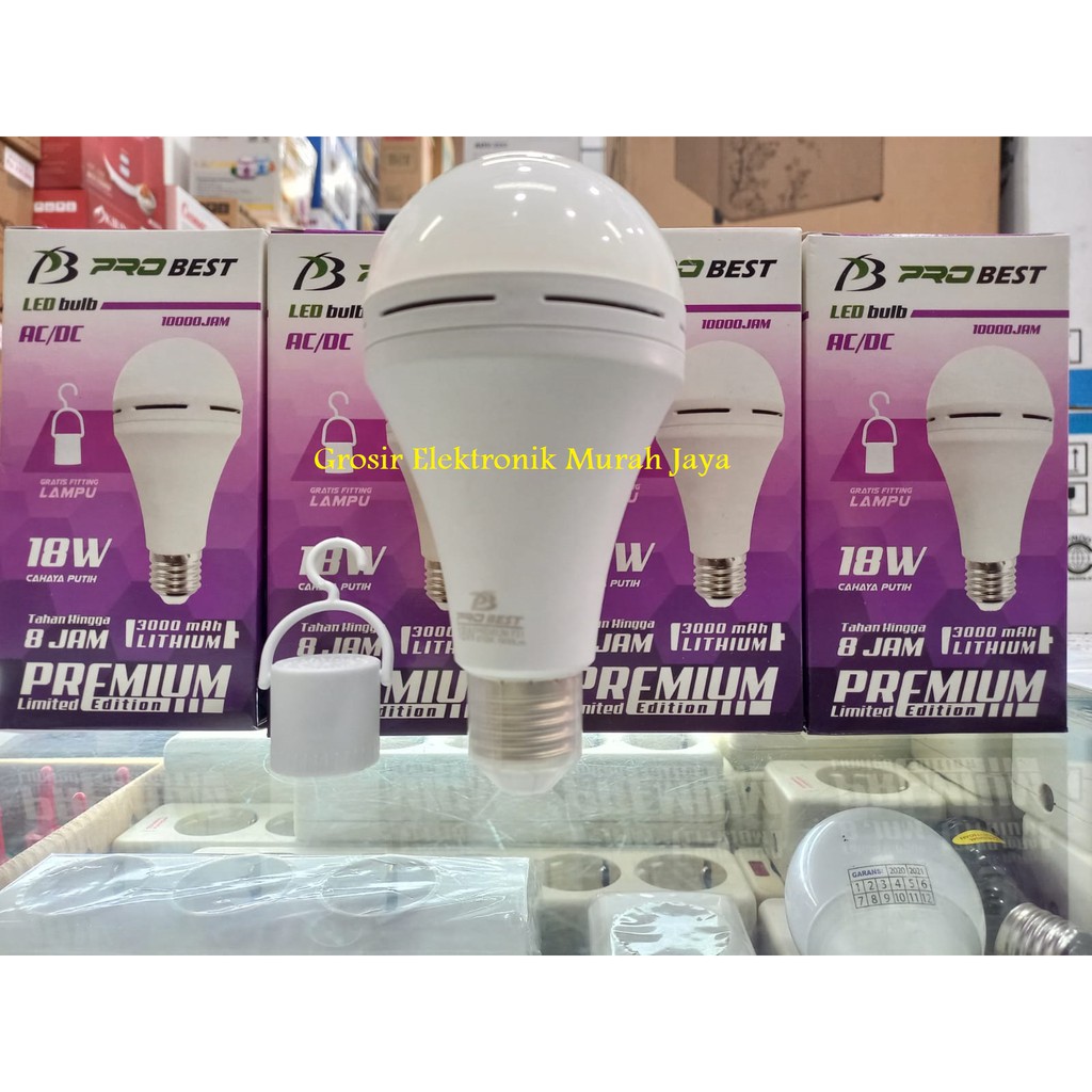 Lampu Emergency Probest 18 Watt / Lampu untuk Mati Lampu FREE BUBBLE WRAP