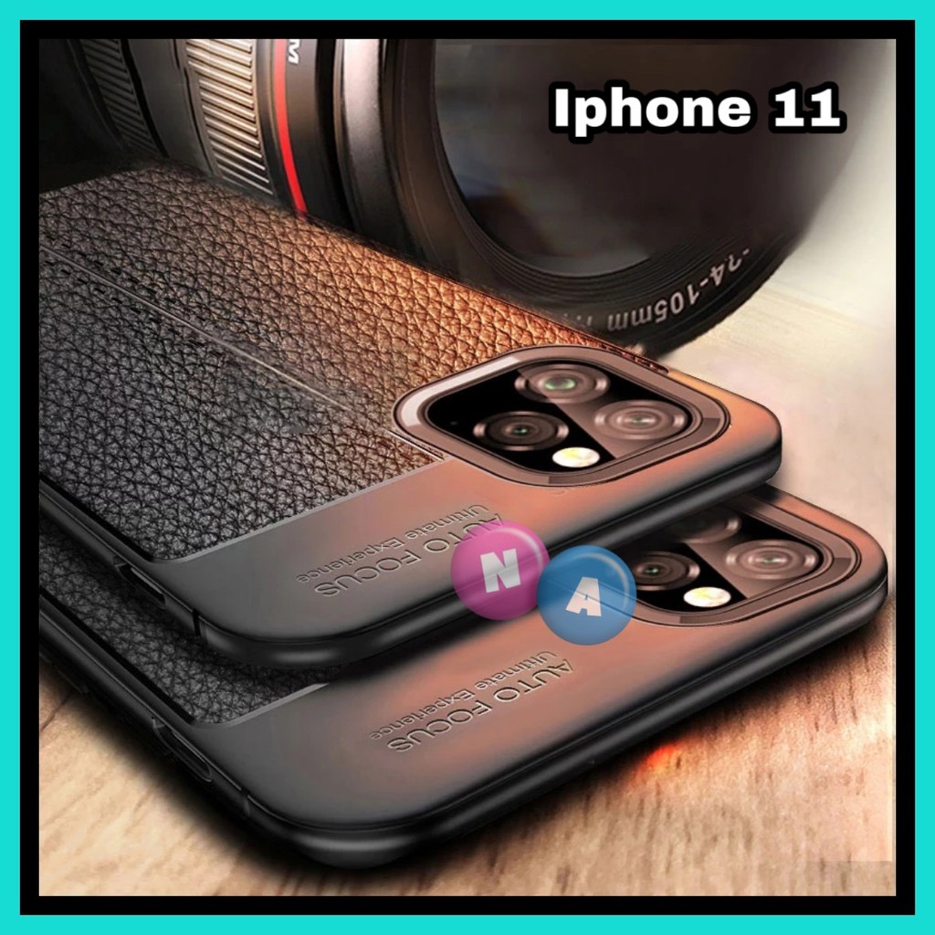 Case Iphone 11 PRO MAX - Iphone 11 PRO - Iphone 11 - Iphone X Auto Focus Leather Case