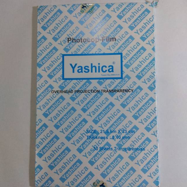 Yashica - Photocopy Film / Overhead Projection Transparency