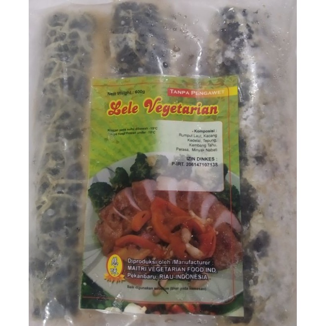 

Lele vegetarian 600g / frozen food vegetarian / maitri vegetarian food ind. pekanbaru
