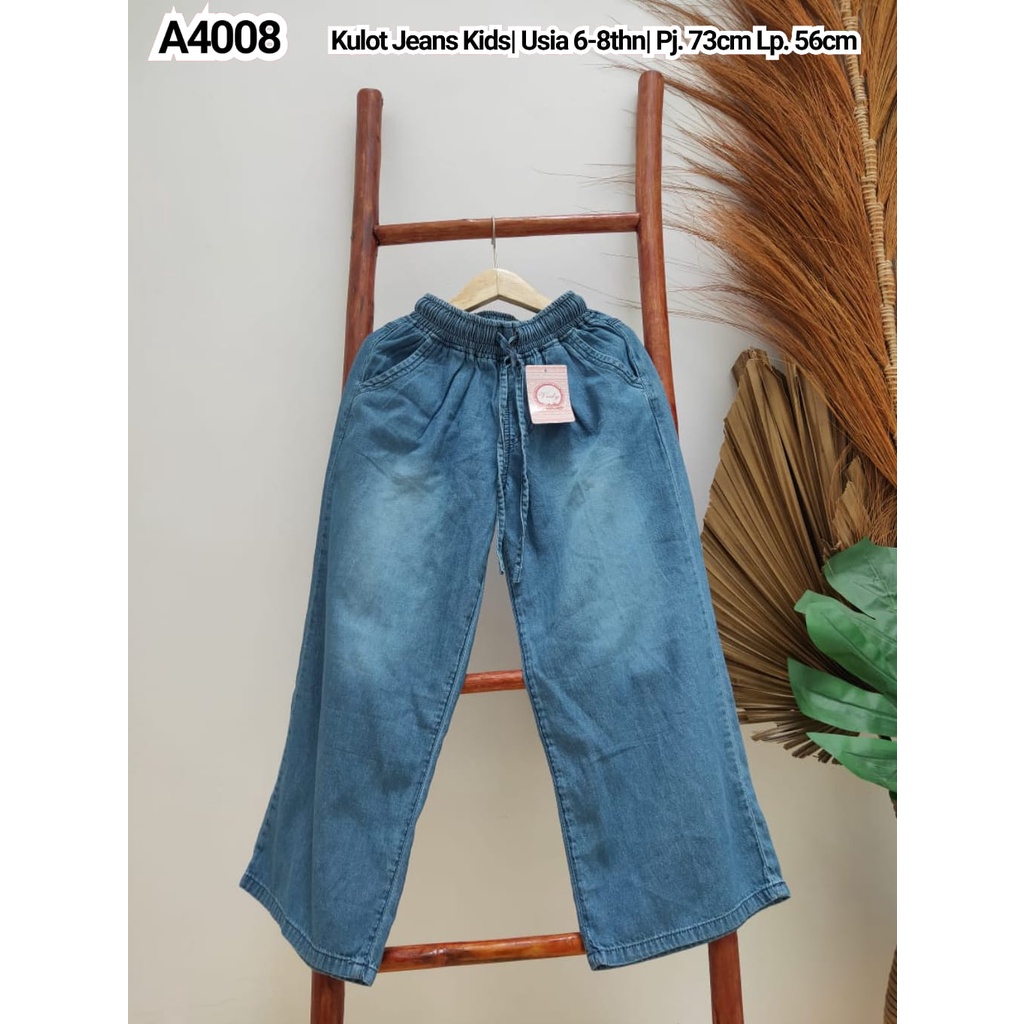 CELANA JEANS KULOT ANAK USIA 6-8THN A4008