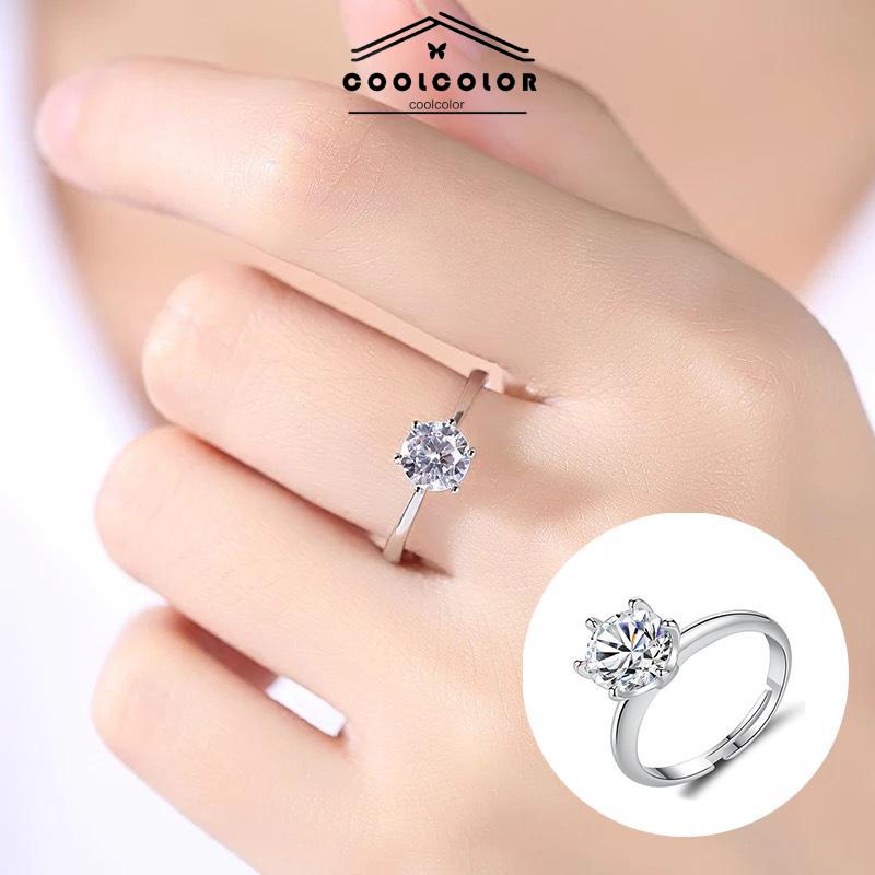 CODcincin fashion cincin berlian enam cabang cincin berlian mahkota- cl