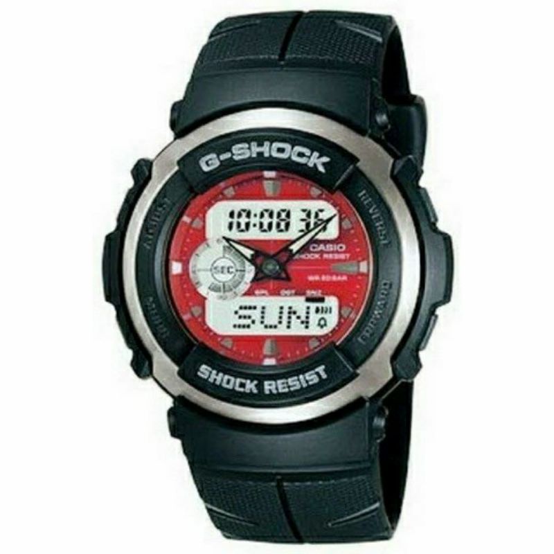 CASIO G-SHOCK G-300-4A / GSHOCK DUAL TIME G300-4A ORIGINAL & GARANSI