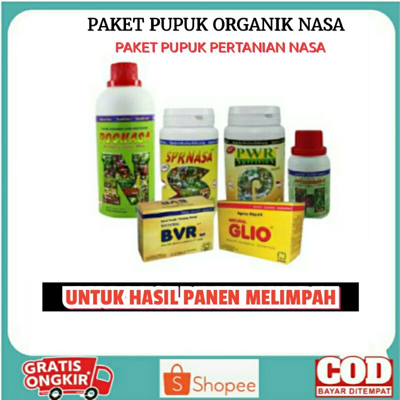 [BIG SALE] Paket Lengkap Pupuk Pertanian Nasa - Pupuk Organik Nasa - Pupuk Buah- Original