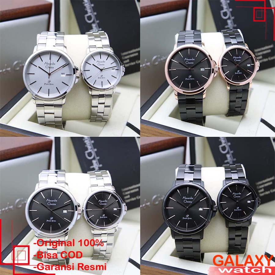 JAM TANGAN TERBARU JAM TANGAN ORI ALEXANDER CHRISTIE COUPLE ORIGINAL JAM TANGAN ALEXANDRE CHRISTIE C