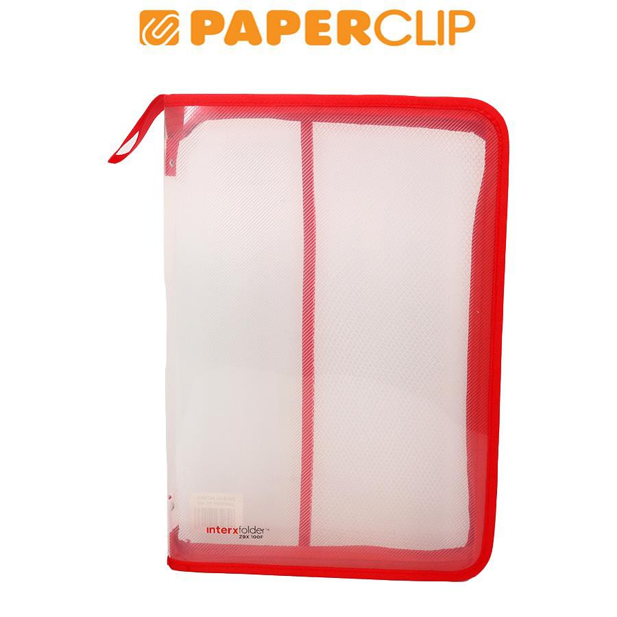 

ZIPPER BAG INTER X ZBX100F FC RED