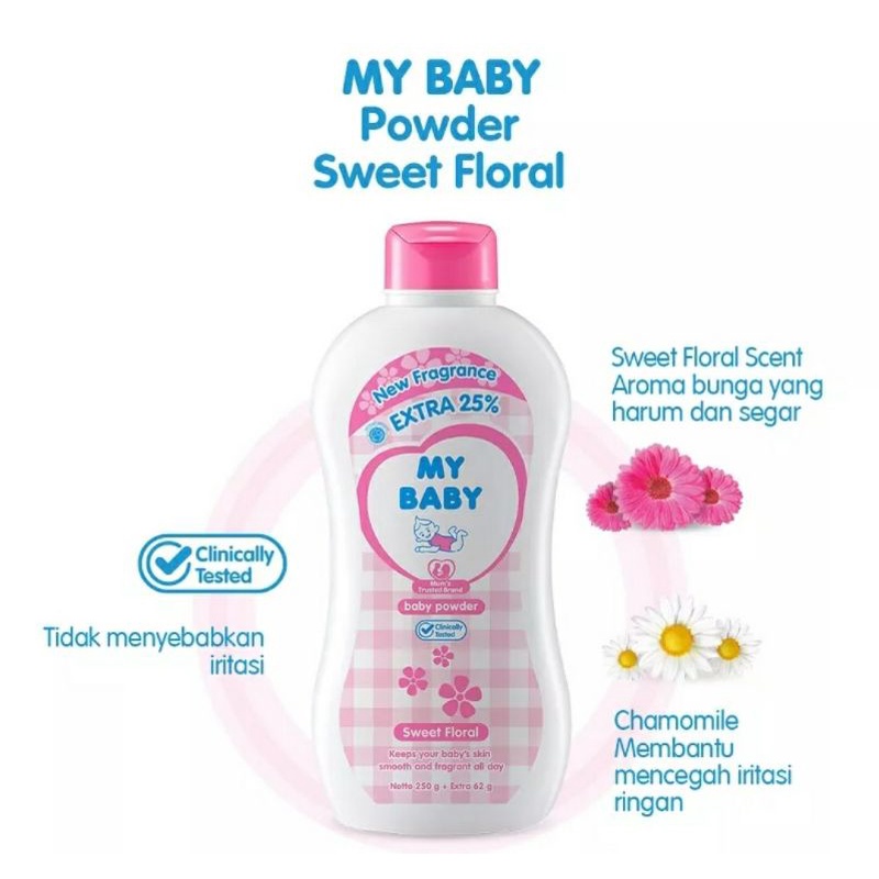 My Baby Powder Sweet Floral 250 gram