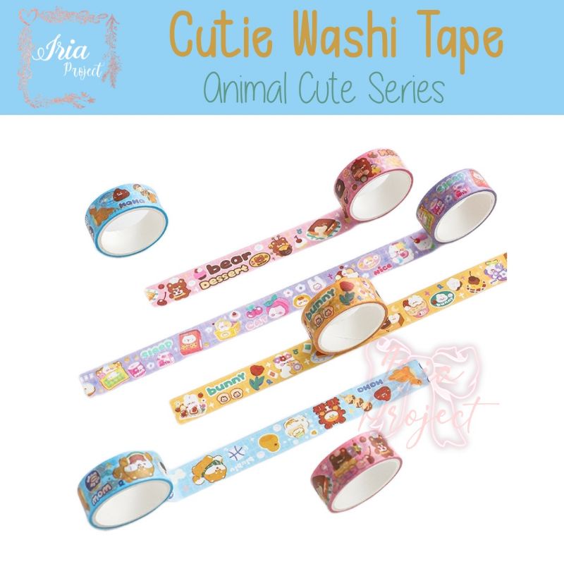 

Cutie Japanese Washi Tape / Solatip Lucu Journal Book