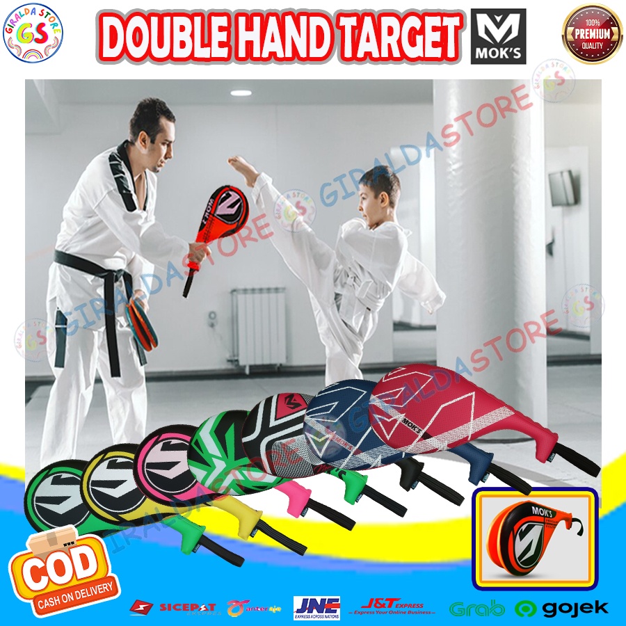 Target Double Kick Kicking Foot Target Pad Kickpad Alat Alas Latihan Sasaran Tendang Tendangan Pukul