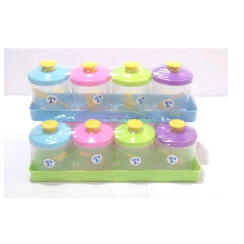 Tempat bumbu set/ Rak bumbu plastik