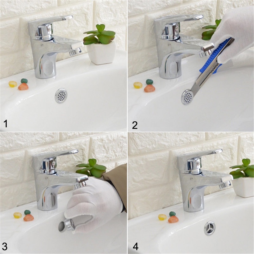 (Aaoottuuoo5.Id) 2pcs / Set Plug Filter Overflow Multifungsi Universal Untuk Wastafel / Kamar Mandi