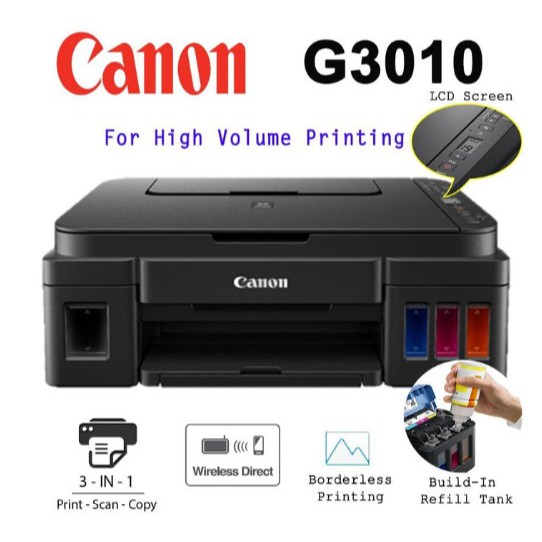 CANON G-3010 INKJET / ALL IN ONE / CANON / G-3010 / PRINTER