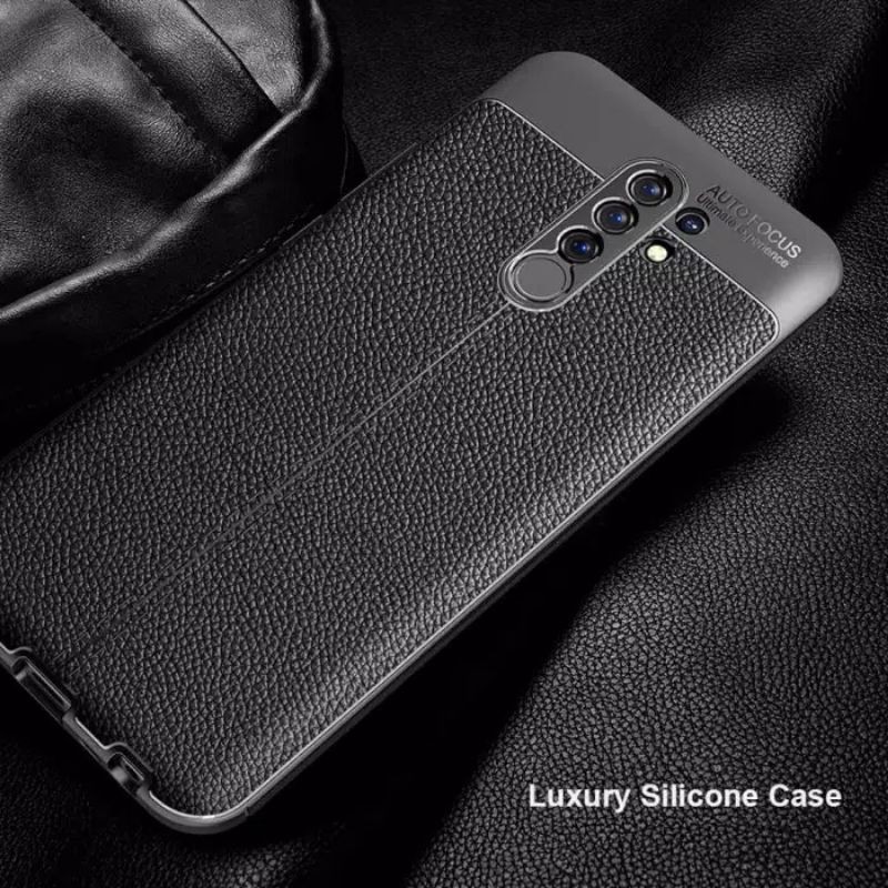 CARBON soft case REDMI 9C/9T/9/8/8A PRO/7/pocoM3 - silicon / casing auto focus hitam [original]